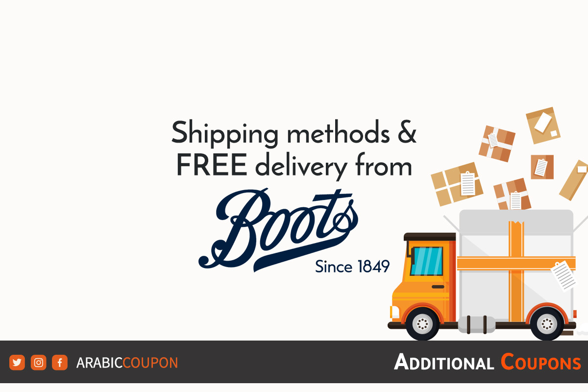 FREE delivery and same day delivery from BOOTS on online shopping with extra coupons
