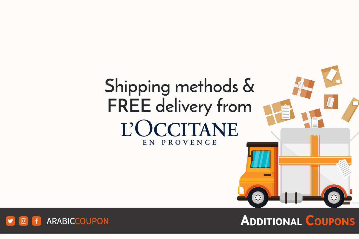 FREE delivery for online shopping from L'Occitane with additional coupons