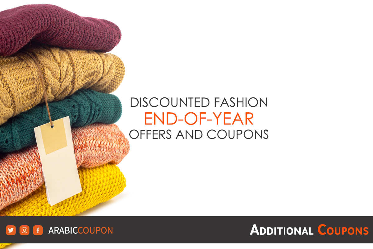 Discounted fashion with end-of-year offers and coupons