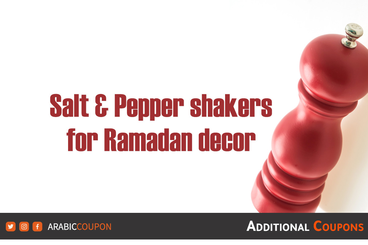 Salt & Pepper Shakers to decorate Ramadan table