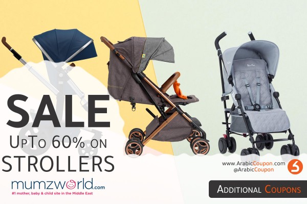 Mumzworld deals - Sale up to 60% on Strollers with additional coupon (2020)