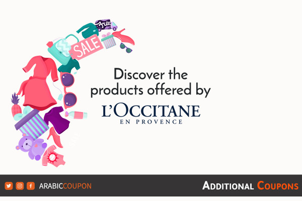 Discover all products available from L'Occitane for online shopping with additional coupons