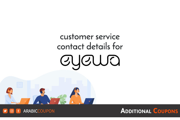 Customer service from Eyewa online shopping with extra coupons