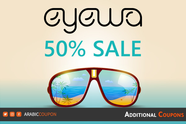 50% EYEWA SALE on sunglasses with additional coupon / promo code