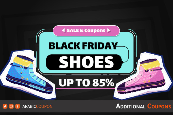 Black Friday offers and promo codes on shoes up to 85%