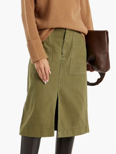 85% The Outnet Discount on Alex Mill Denim Skirt Green - The Outnet Coupon