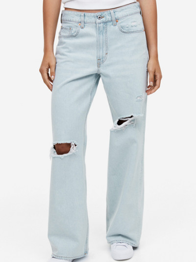 H&M jeans in a regular wide fit - 61% OFF - H&M COUPON