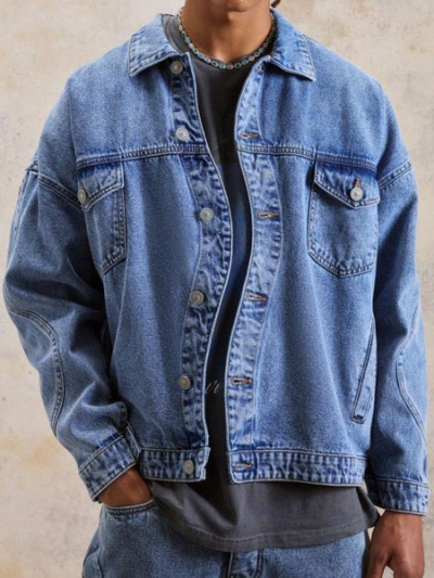 Last Chance to Save 80% on Boohoo Man Oversized Denim Jacket with VogaCloset Black Friday Deals and Coupon